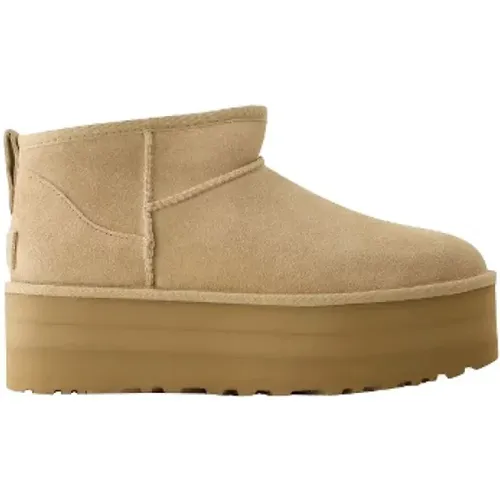 Leder flats , Damen, Größe: 36 EU - Ugg - Modalova