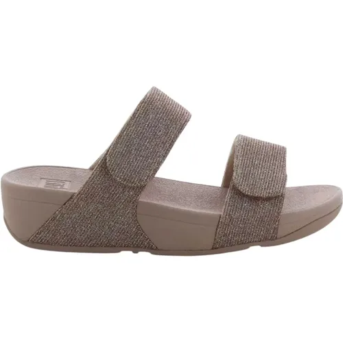 Damen Shimmer Slide Sandalen , Damen, Größe: 40 EU - FitFlop - Modalova