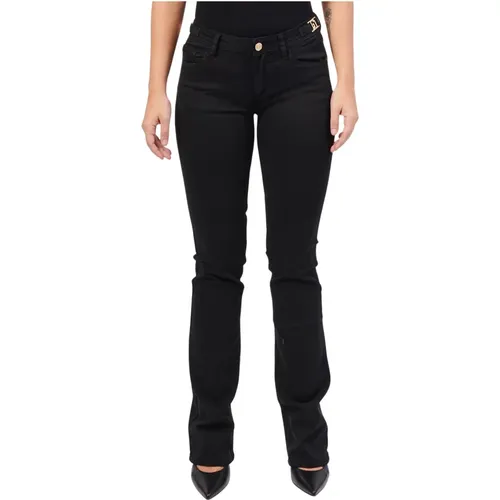 Bootcut Schwarze Hose , Damen, Größe: W25 - Gaudi - Modalova