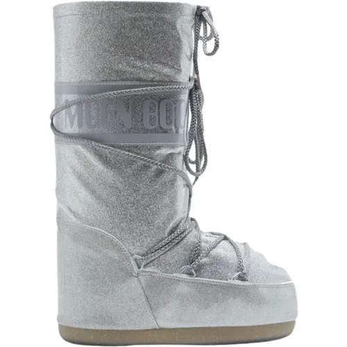 Glitter Icon Boots , female, Sizes: 6 UK, 2 UK - moon boot - Modalova