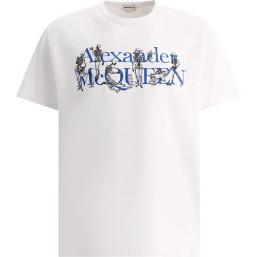 Skeleton Band T-Shirt , Herren, Größe: XL - alexander mcqueen - Modalova