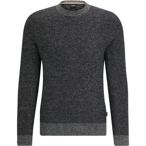 Schwarze Sweaters, Herren Marameo Pullover - Hugo Boss - Modalova
