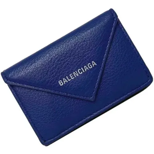 Pre-owned Leather wallets , female, Sizes: ONE SIZE - Balenciaga Vintage - Modalova