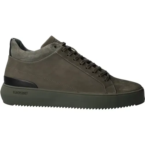 Monochromer Sneaker - Sauberes Design , Herren, Größe: 44 EU - Blackstone - Modalova