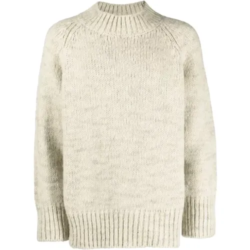 Chunky-Knit Crew-Neck Jumper , male, Sizes: S - Maison Margiela - Modalova