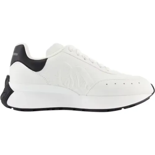 Leather sneakers , female, Sizes: 5 UK, 2 UK - alexander mcqueen - Modalova