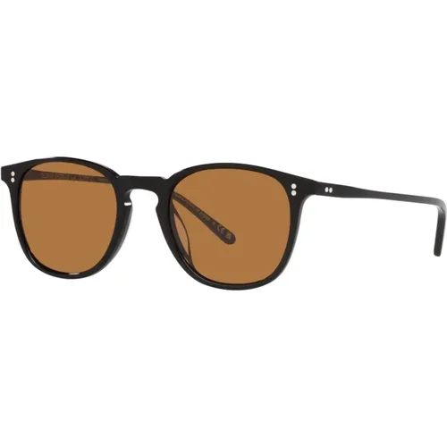 Black/Cognac Sunglasses Finley 1993 SUN , unisex, Sizes: 50 MM - Oliver Peoples - Modalova