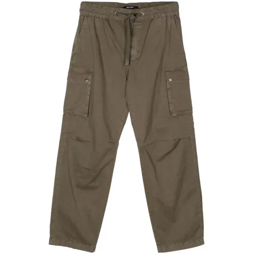 Grüne Cargo Hose Twill Olive , Herren, Größe: M - Ksubi - Modalova