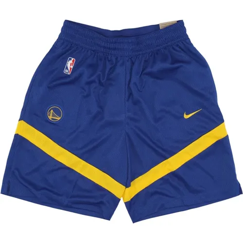 Basketball Icon Shorts Blau/Gelb , Herren, Größe: L - Nike - Modalova