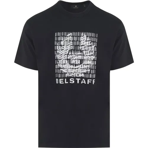 Match Cotton T-Shirt , male, Sizes: M, 2XL, S, L - Belstaff - Modalova