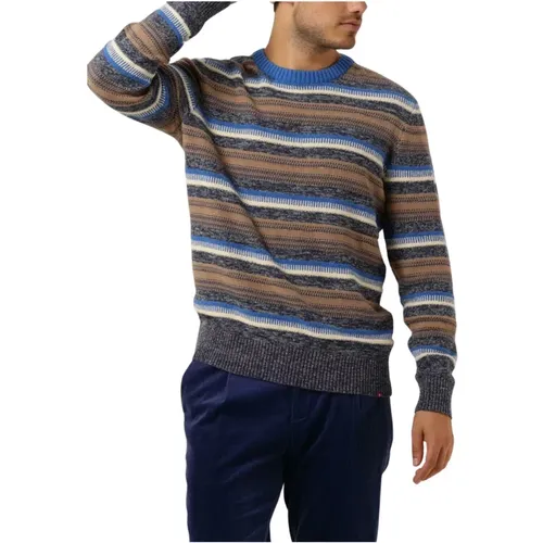 Bunte Gestreifter Pullover , Herren, Größe: M - Scotch & Soda - Modalova