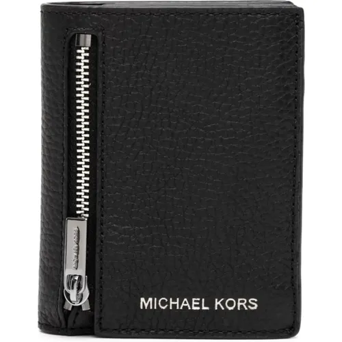 Schwarze Snap Doppel-Folio-Brieftasche - Michael Kors - Modalova