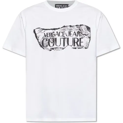 T-Shirts , male, Sizes: S, M - Versace Jeans Couture - Modalova