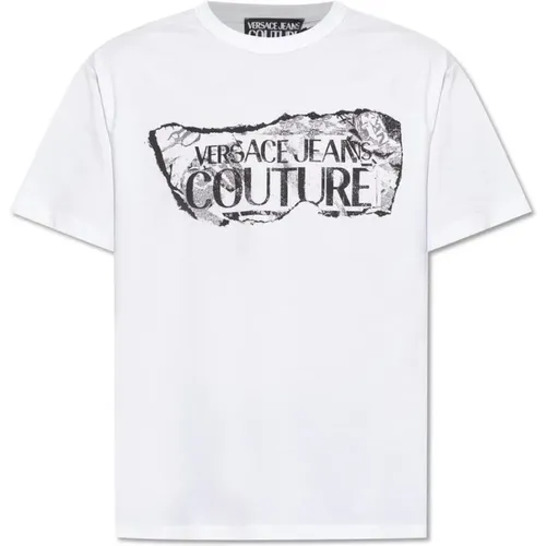 T-Shirts , male, Sizes: XL, 2XL, S, M, L - Versace Jeans Couture - Modalova