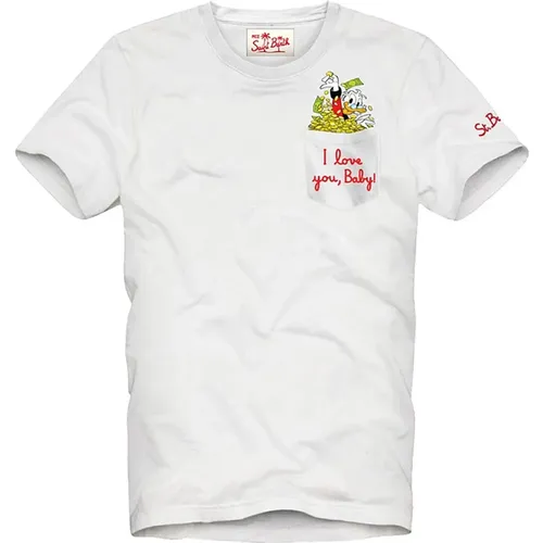T-shirts and Polos , male, Sizes: 2XL, S - MC2 Saint Barth - Modalova