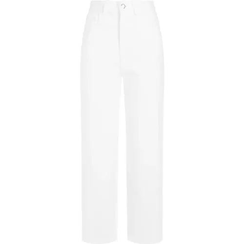 Cotton Wide Leg Pants , female, Sizes: 2XS - Moncler - Modalova