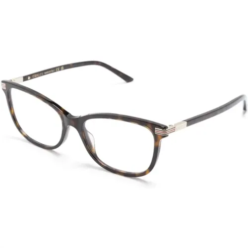 Braun/Havanna Optische Brille , Damen, Größe: 54 MM - Gucci - Modalova