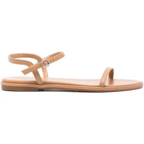 Hazelnut Flat Sandals , female, Sizes: 4 UK, 7 UK, 3 UK, 6 1/2 UK, 8 UK - aeyde - Modalova