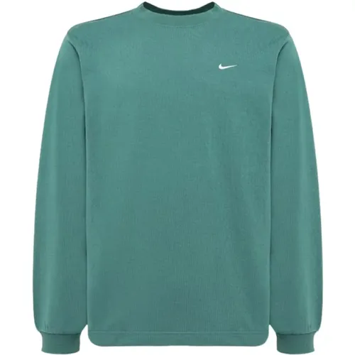 Baumwoll-Sweatshirt mit Logo , Herren, Größe: S - Nike - Modalova