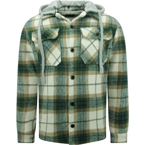 Lumberjacke für Herren mit Kapuze -7091 , Herren, Größe: M - Enos - Modalova