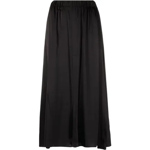 Silk Satin Skirt , female, Sizes: M - Forte Forte - Modalova