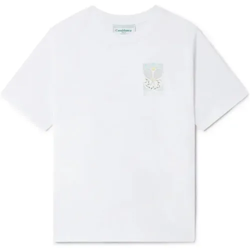 Pastel Tennis T-shirt , Herren, Größe: M - Casablanca - Modalova