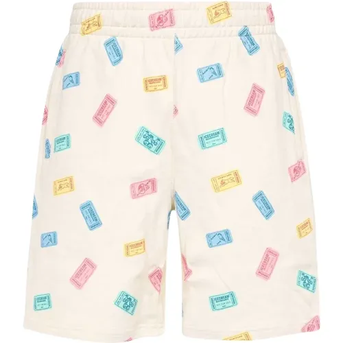 Bedruckte Baumwoll-Bermuda-Shorts - ICECREAM - Modalova