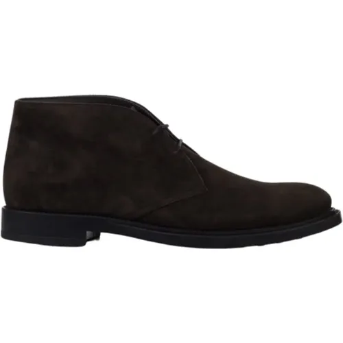Suede Leather Ankle Boots for Men , male, Sizes: 6 UK, 10 UK - TOD'S - Modalova