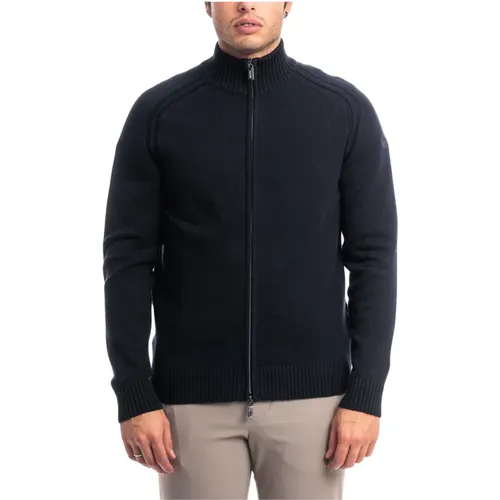 Simple Zipper Knit , male, Sizes: XL - RRD - Modalova