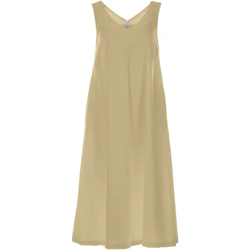 Militärgrünes Kleid für Frauen , Damen, Größe: XS - Vicario Cinque - Modalova