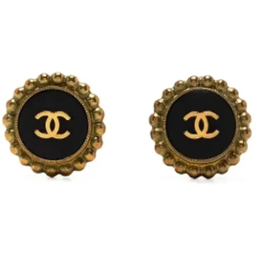 Pre-owned Metal earrings , female, Sizes: ONE SIZE - Chanel Vintage - Modalova