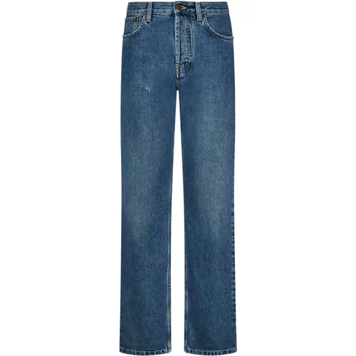 Straight Leg Jeans Aw24 , female, Sizes: M, S, XS, 2XS - Moschino - Modalova