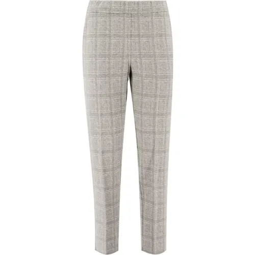 Womens Clothing Trousers Grey/beige Aw23 , female, Sizes: L - Le Tricot Perugia - Modalova