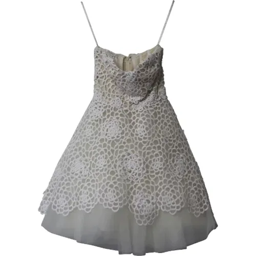 Pre-owned Nylon dresses , female, Sizes: S - Oscar De La Renta Pre-owned - Modalova