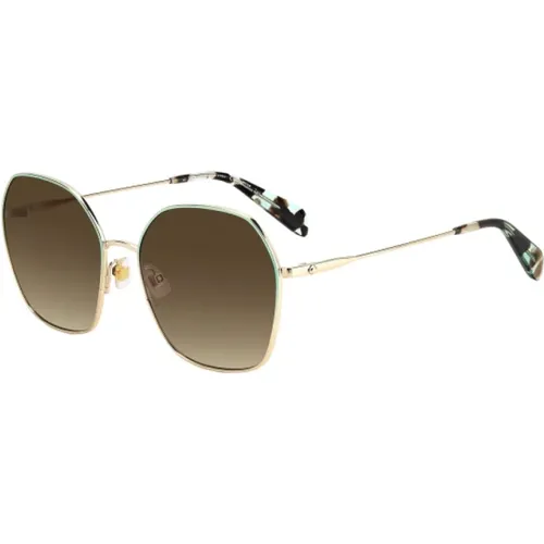 Blaue Metall Damen Sonnenbrille - Kate Spade - Modalova