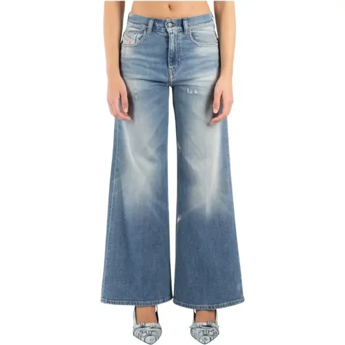 Klassische Blaue Jeans , Damen, Größe: W24 - Diesel - Modalova