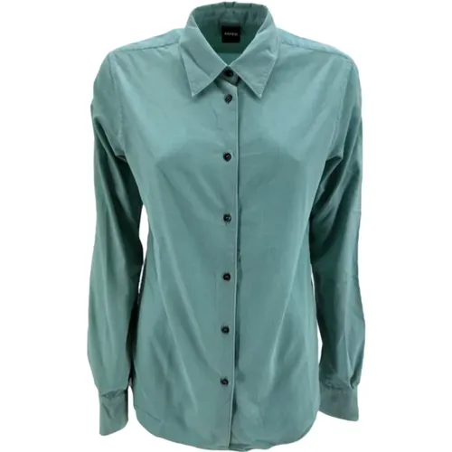 Water Shirt in Cotton Velvet , female, Sizes: XS - Aspesi - Modalova