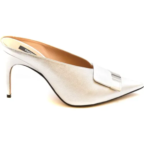 Low-Cut Leather Pumps , female, Sizes: 4 UK, 6 UK - Sergio Rossi - Modalova