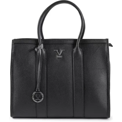 Italienische Lederhandtasche - 19v69 Italia - Modalova