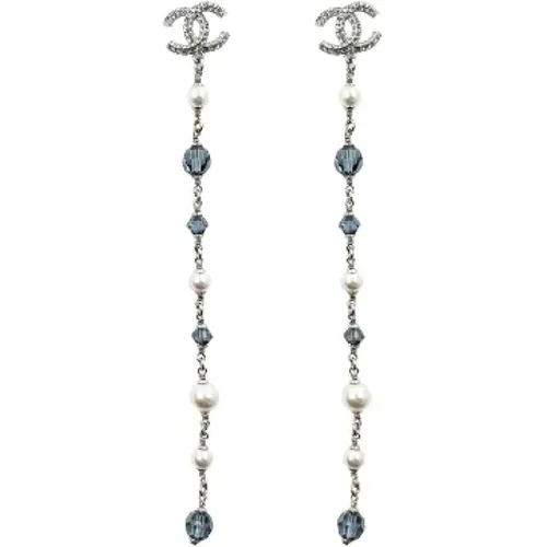 Pre-owned Fabric earrings , female, Sizes: ONE SIZE - Chanel Vintage - Modalova