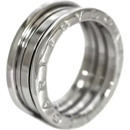 Pre-owned White Gold rings , female, Sizes: ONE SIZE - Bvlgari Vintage - Modalova