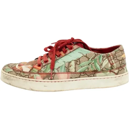Pre-owned Canvas sneakers , male, Sizes: 6 1/2 UK - Gucci Vintage - Modalova