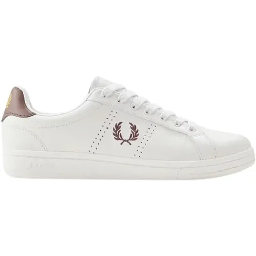 Leder Tennisschuhe , Herren, Größe: 46 EU - Fred Perry - Modalova