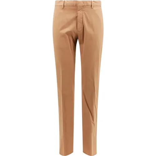 Trousers with Button and Zip Closure , male, Sizes: L, S, M - Ermenegildo Zegna - Modalova