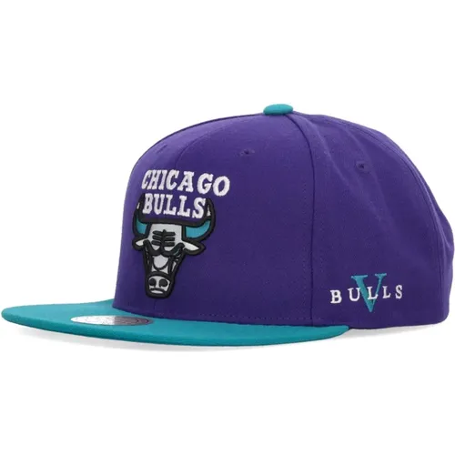 Chicago Bulls NBA Snapback Cap , male, Sizes: ONE SIZE - Mitchell & Ness - Modalova