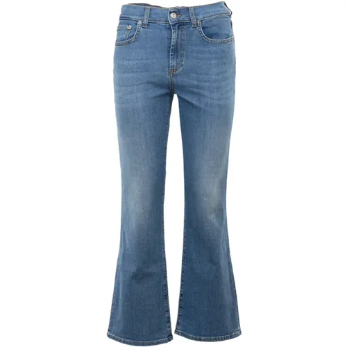 Bootcut Jeans mit hoher Taille , Damen, Größe: W29 - Roy Roger's - Modalova