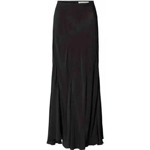 Maxi Skirt 100% Cotton , female, Sizes: L, S, M - Rabens Saloner - Modalova