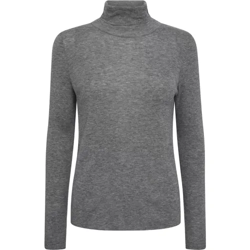 Rollkragen Strickpullover Sharkskin , Damen, Größe: M - MOS MOSH - Modalova