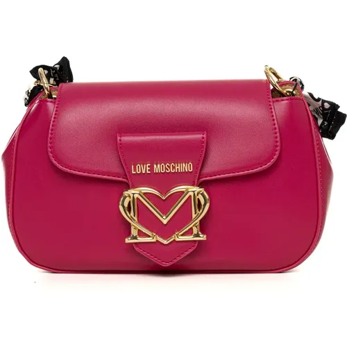 Stilvolle Handtasche mit verstellbarem Riemen - Love Moschino - Modalova