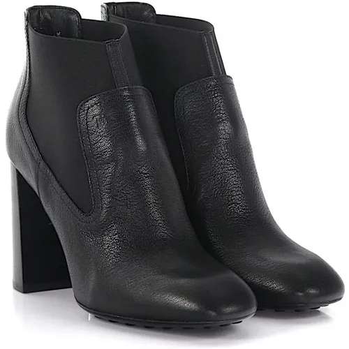 T95 Leather Uhura Boots , female, Sizes: 5 1/2 UK - TOD'S - Modalova